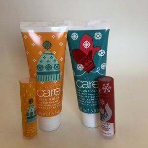 hand lotion & chapstick